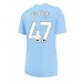 Günstige Manchester City Phil Foden #47 Heim Fussballtrikot Damen 2023-24 Kurzarm